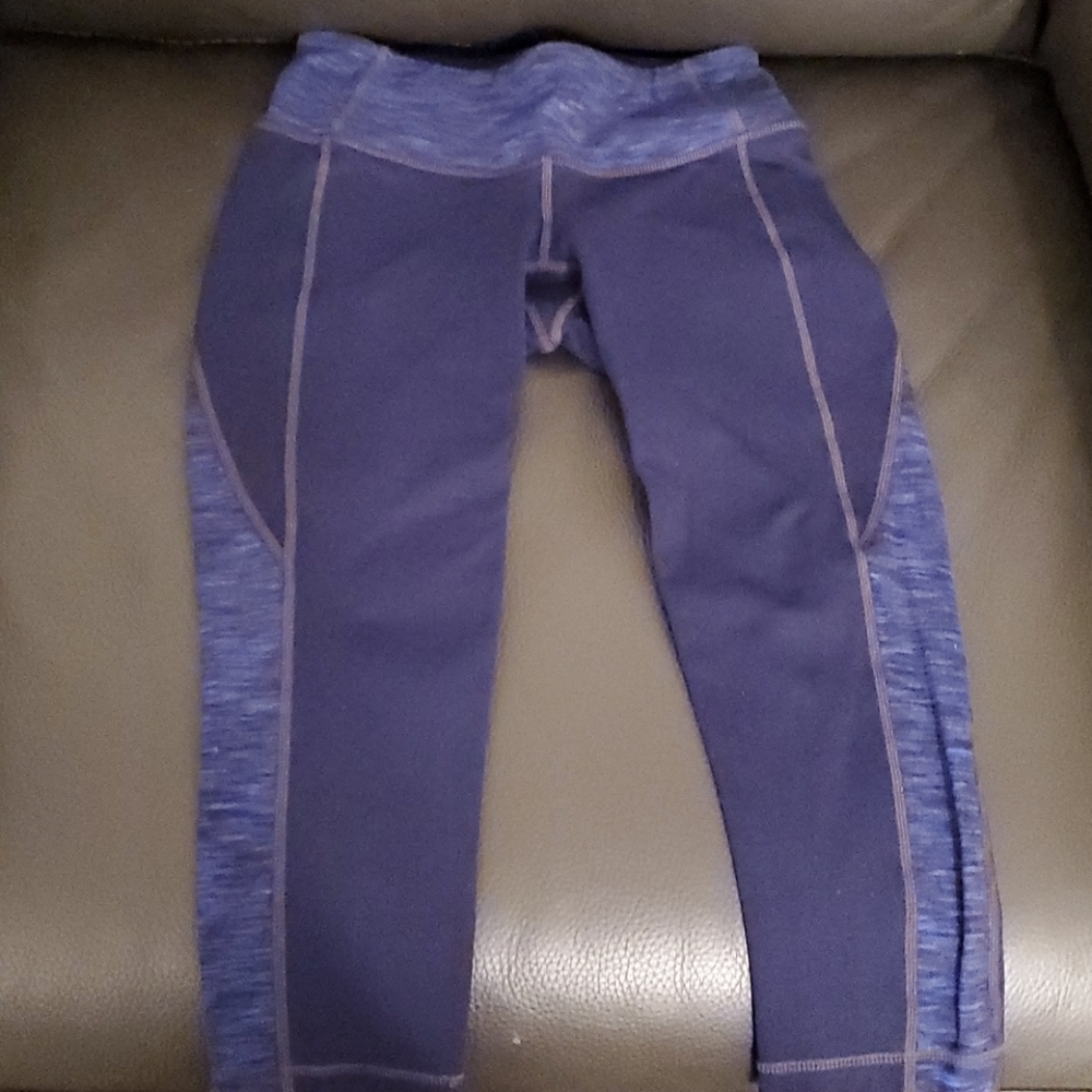 Athleta Splatter Be Free Knicker Capri